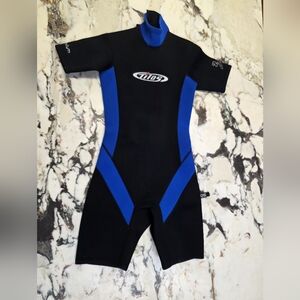TILOS Kids Shorty Wetsuit 2/3mm – Blue & Black – Size 10